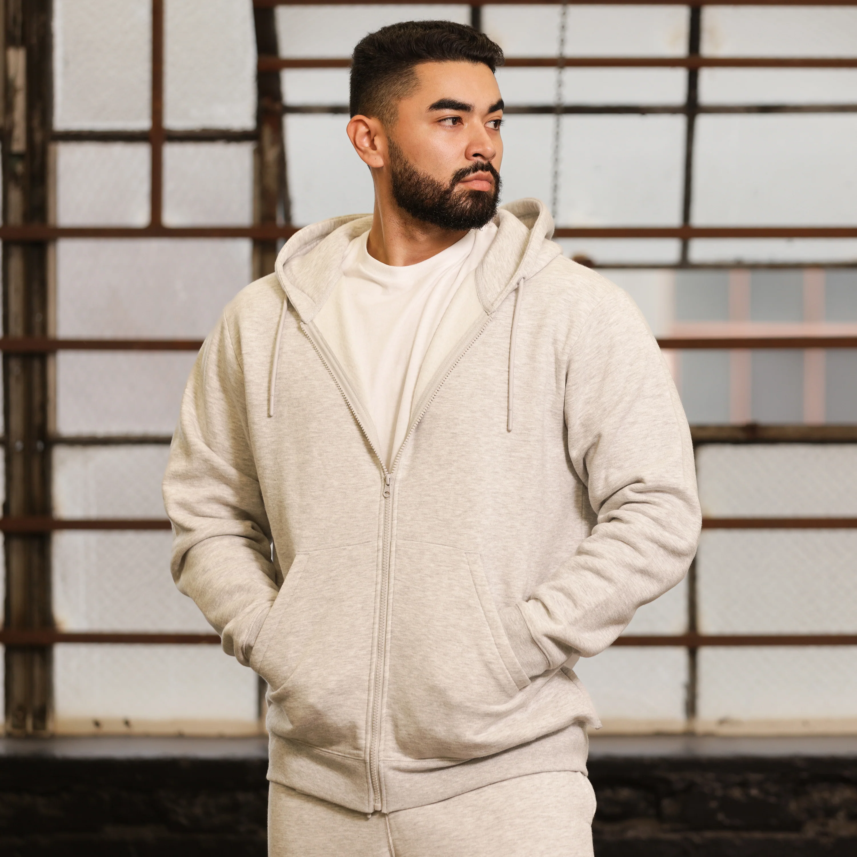 Classic Fleece FZ Hoody - Mens - Image 3