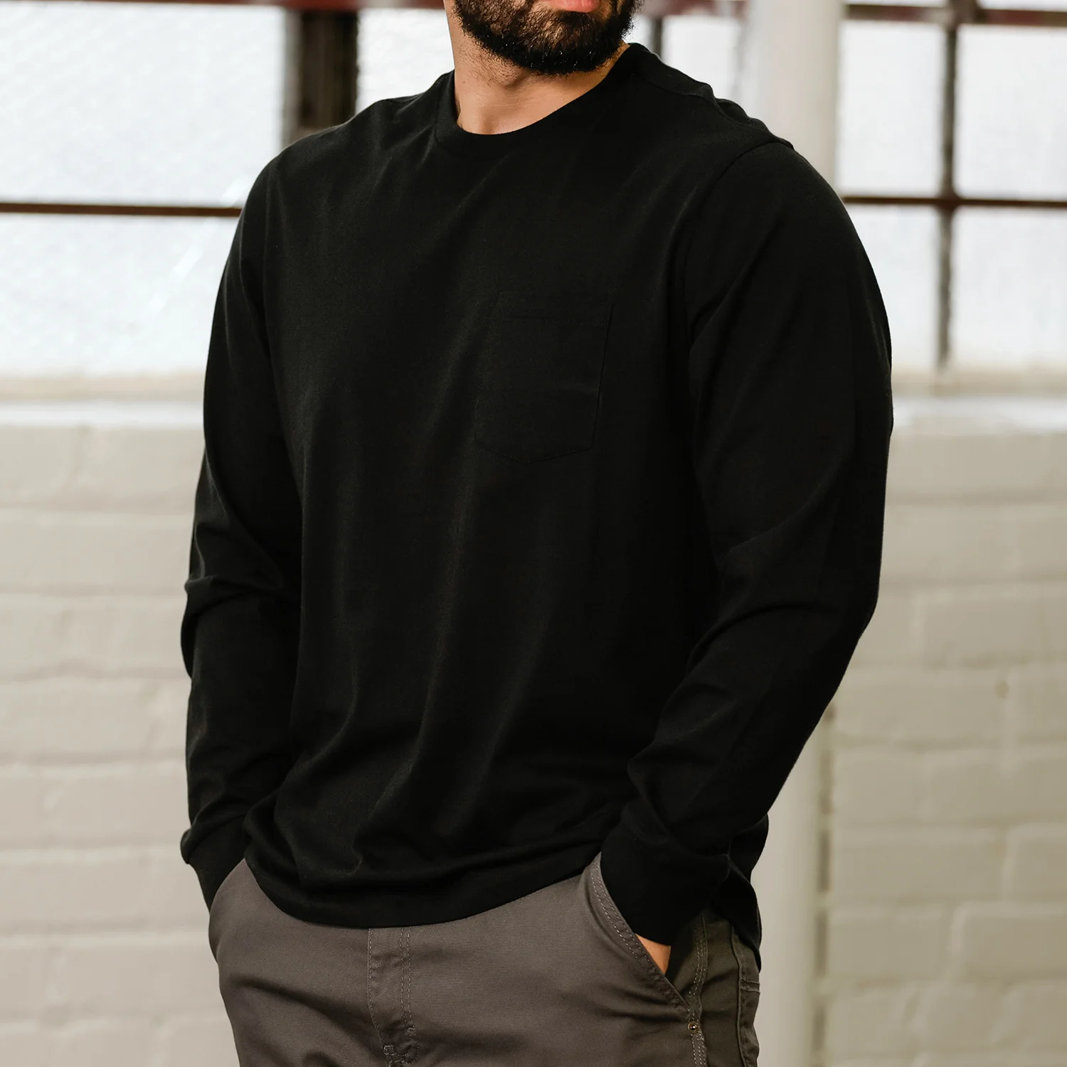 Long Sleeve Work Shirt - Mens - Image 4