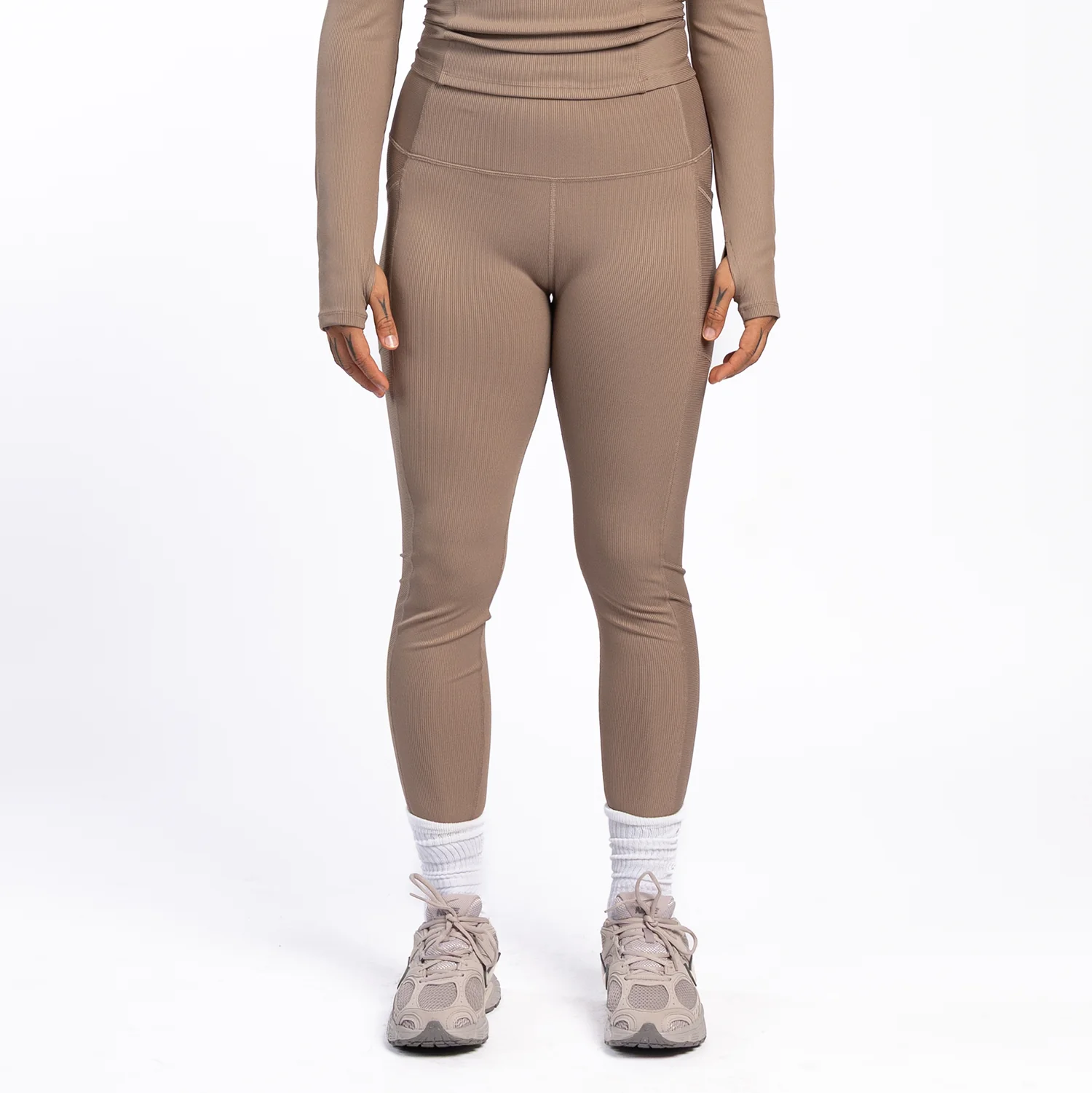 Power Ribbed Legging - Womens - Image 2