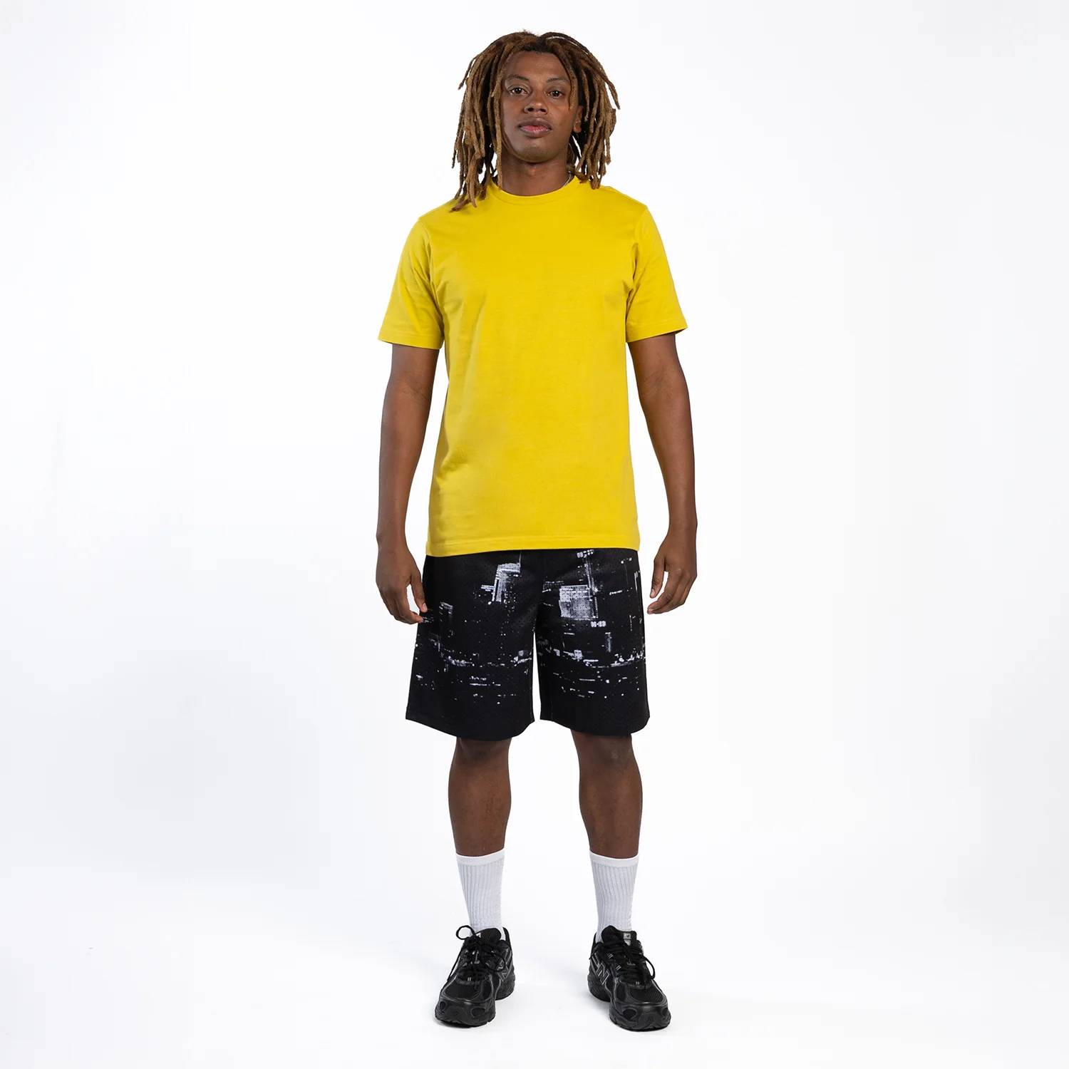 Printed Mesh Short Skyline - Mens - Image 4