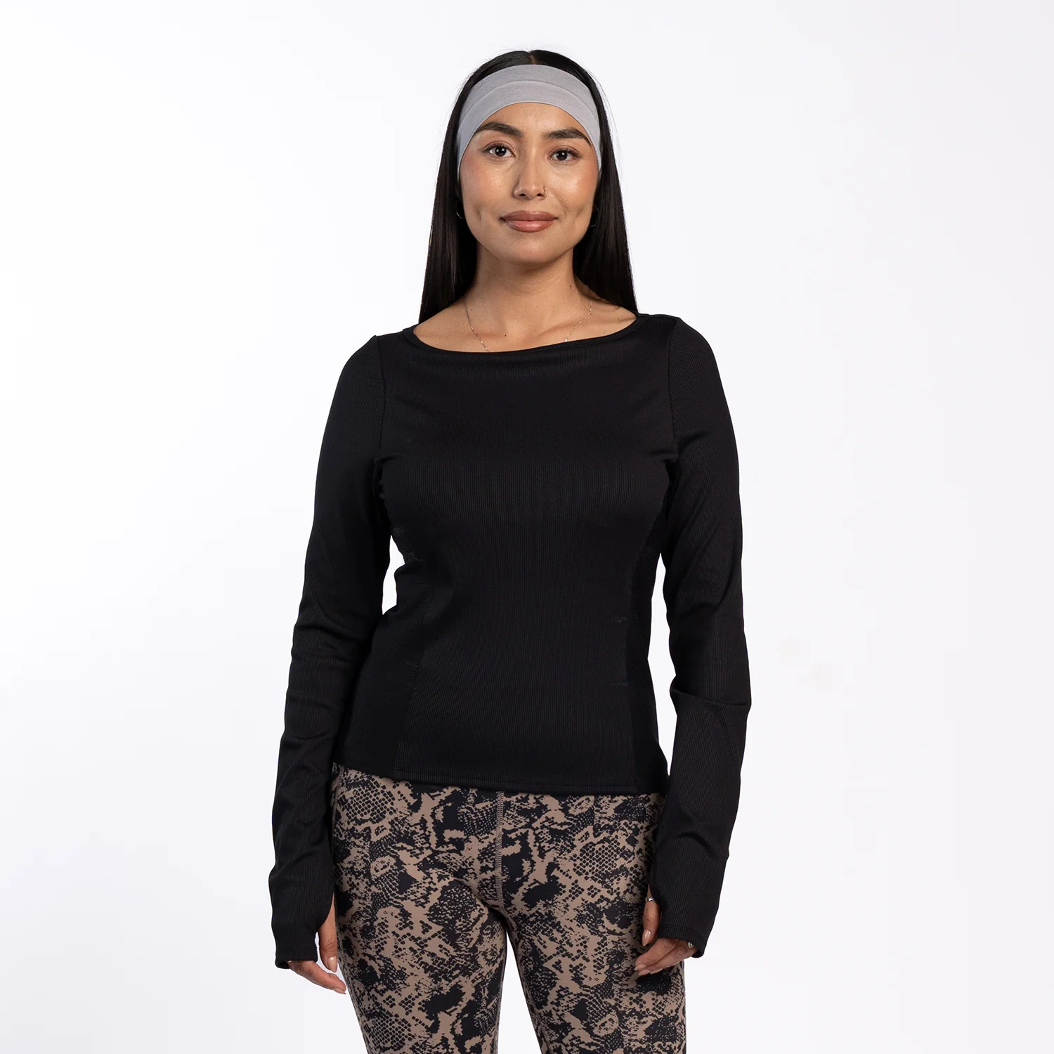 Power Ribbed LS - Womens - Image 2